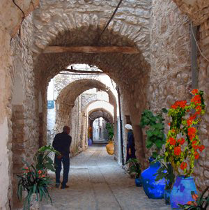 Mesta medieval village in South Chios